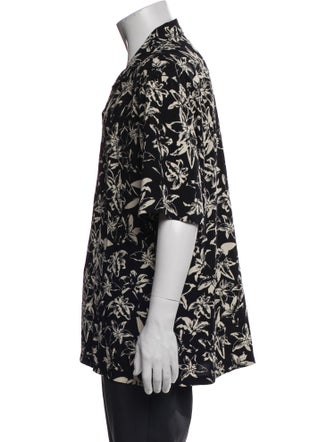 Celine Silk Floral Print Shirt