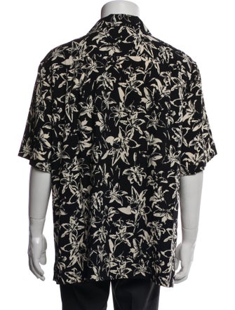 Celine Silk Floral Print Shirt