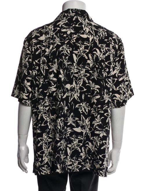 Celine Silk Floral Print Shirt