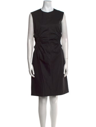 Celine Crew Neck Knee-Length Dress