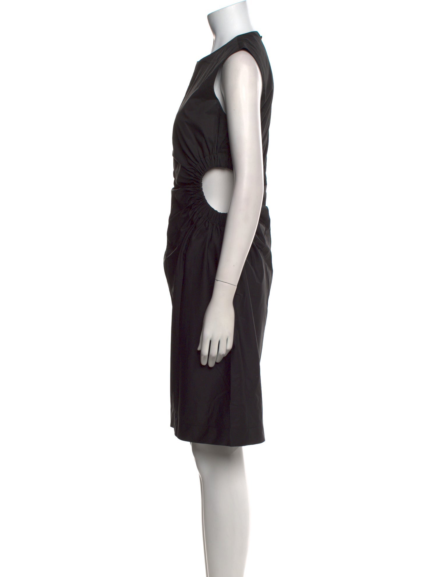 Celine Crew Neck Knee-Length Dress