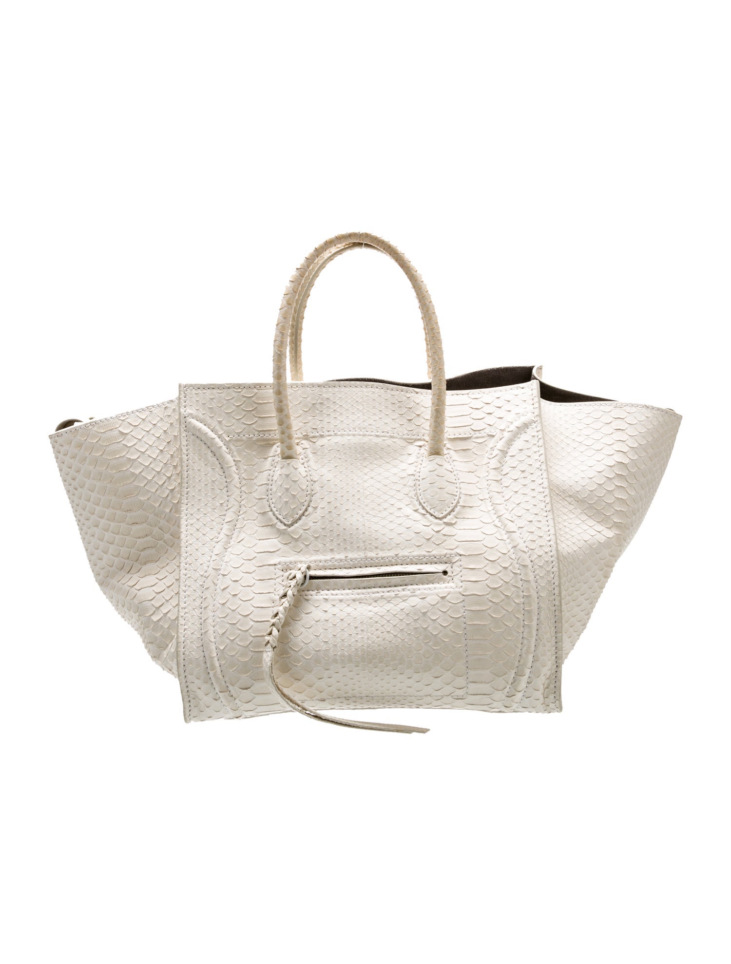 Celine Python Luggage Phantom Medium