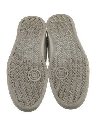 Celine Leather Lasercut Accents Sneakers