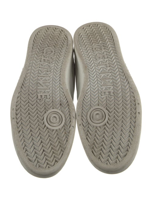 Celine Leather Lasercut Accents Sneakers