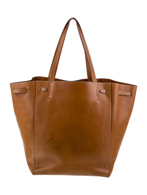 Celine Leather Cabas Phantom w/Belt Small