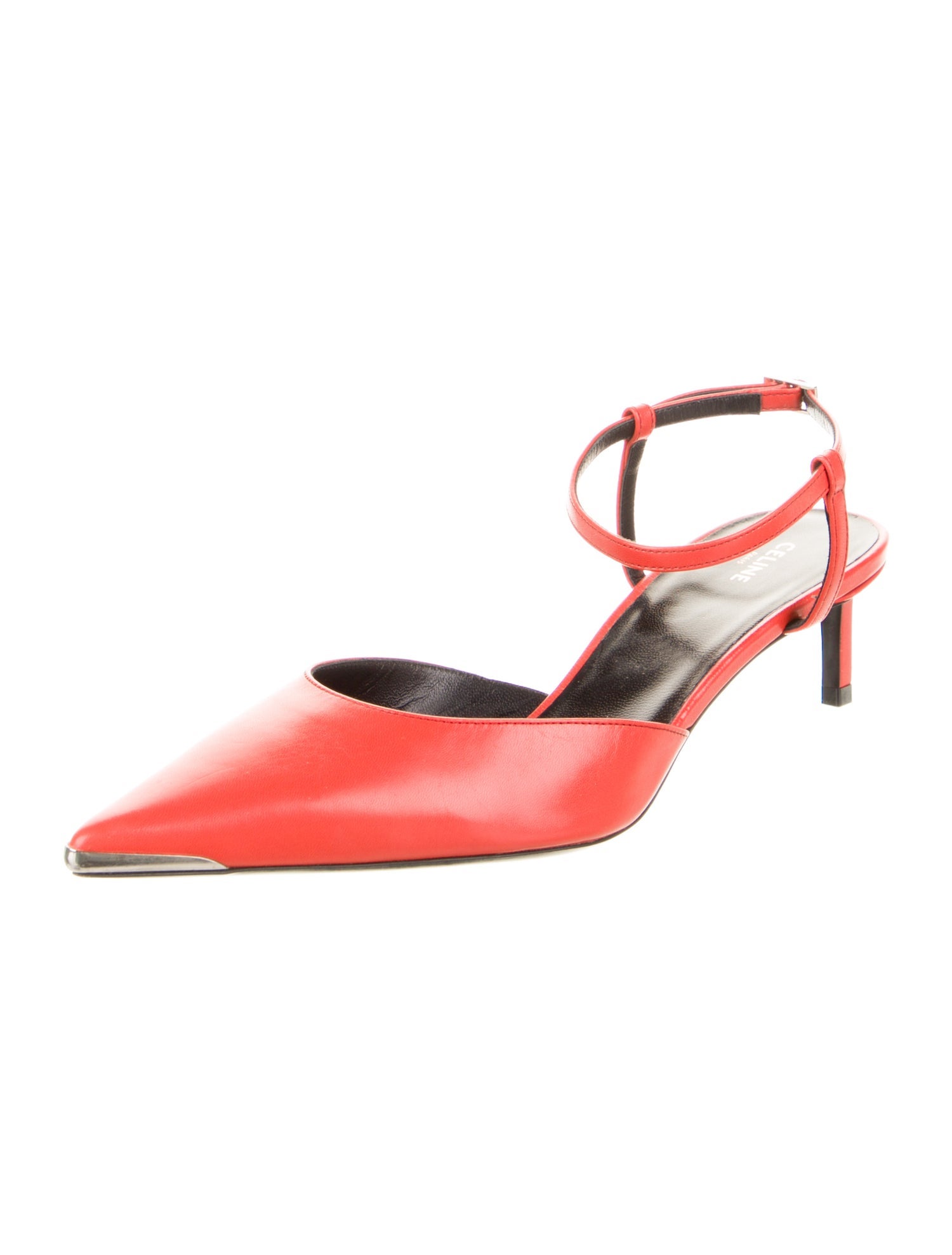 Celine Leather Slingback Pumps
