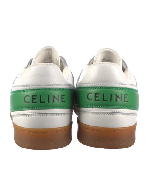 Celine Leather Colorblock Pattern Sneakers
