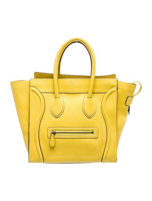 Celine Leather Luggage Mini