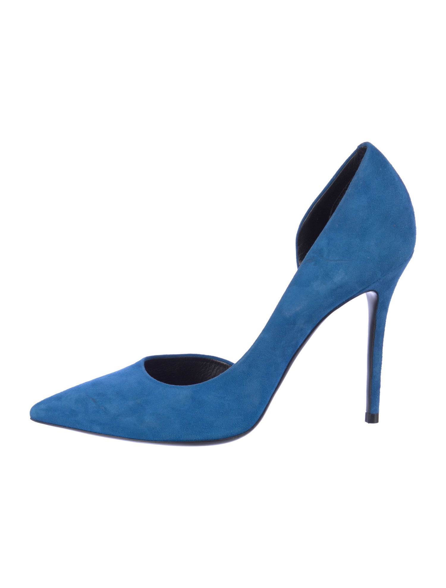 Celine Suede D'Orsay Pumps