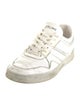 Celine Leather Lasercut Accents Sneakers
