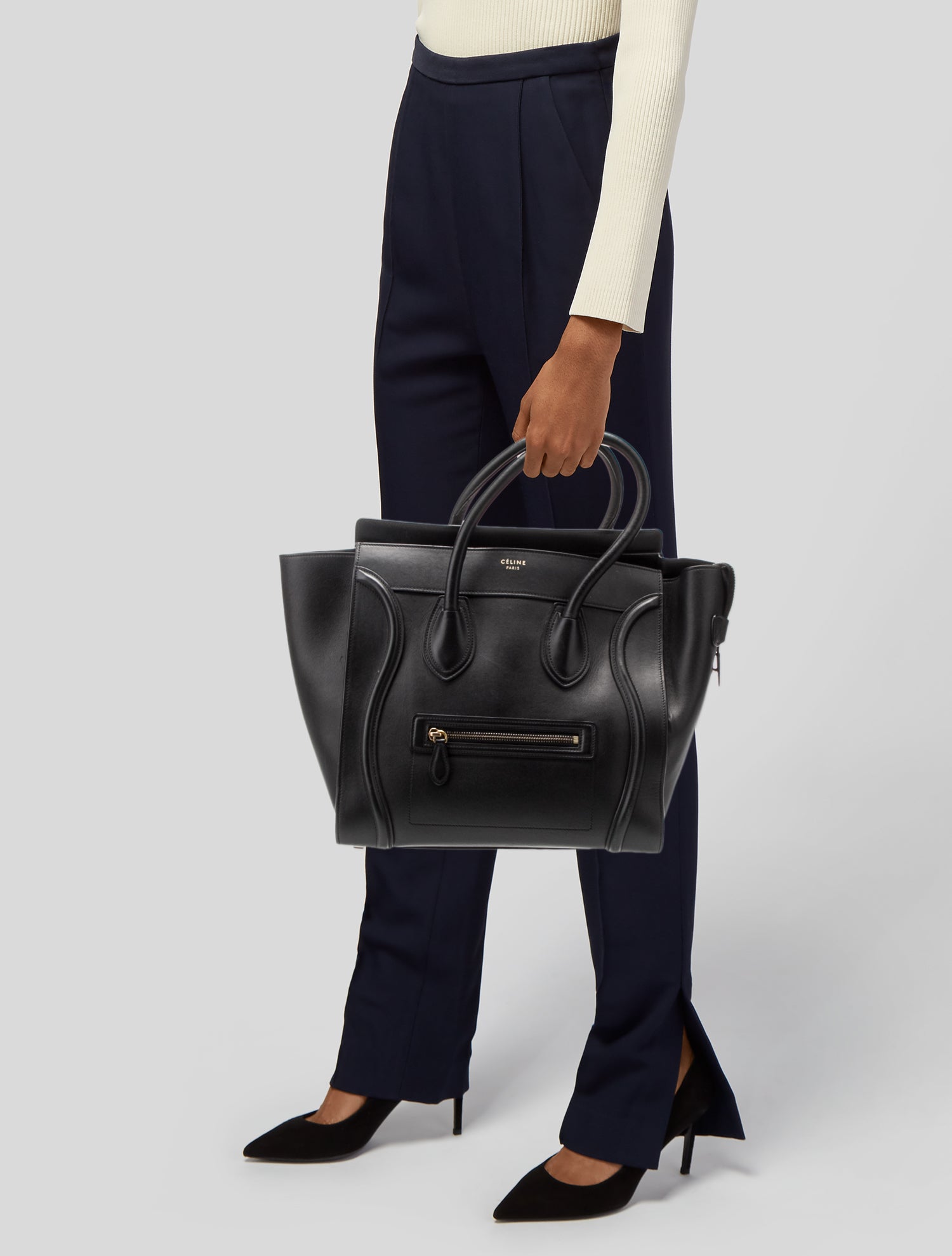 Celine Leather Luggage Mini