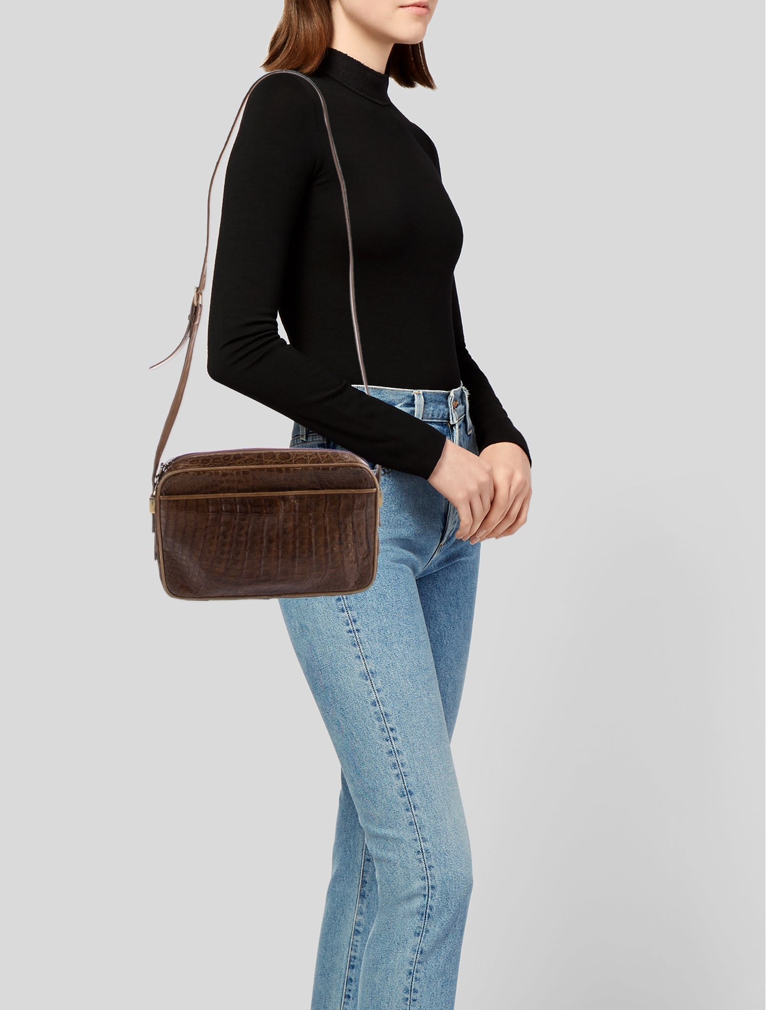 Chloé Crocodile Crossbody Bag