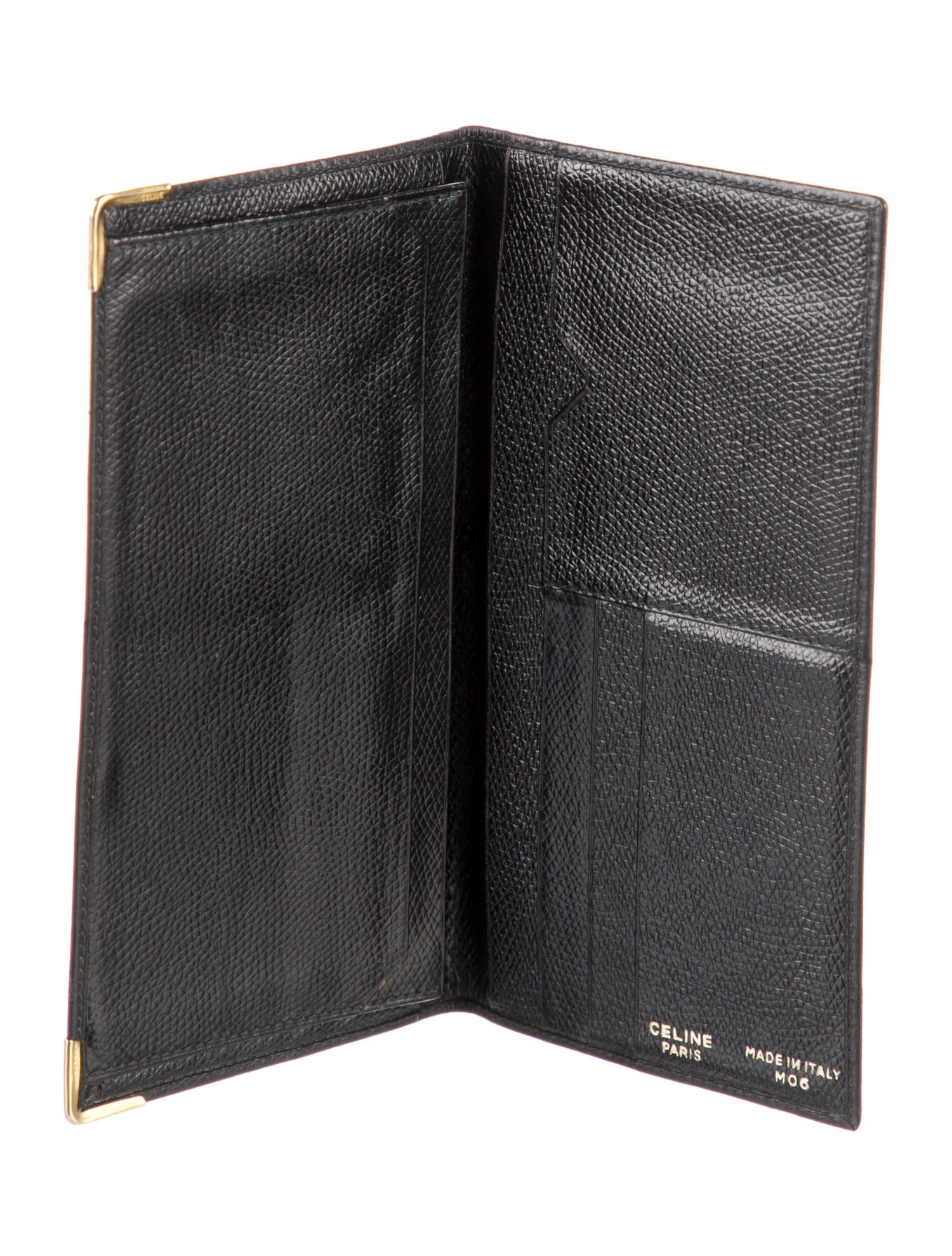 Celine Triomphe Leather Continental Wallet