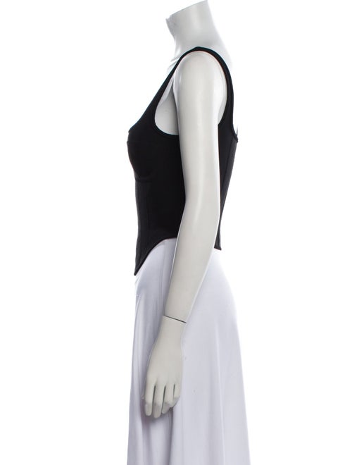 Celine Square Neckline Sleeveless Crop Top