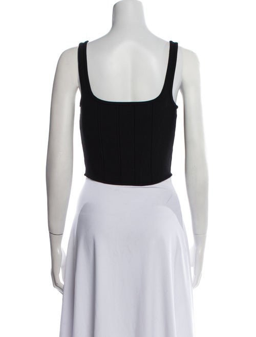 Celine Square Neckline Sleeveless Crop Top