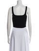 Celine Square Neckline Sleeveless Crop Top