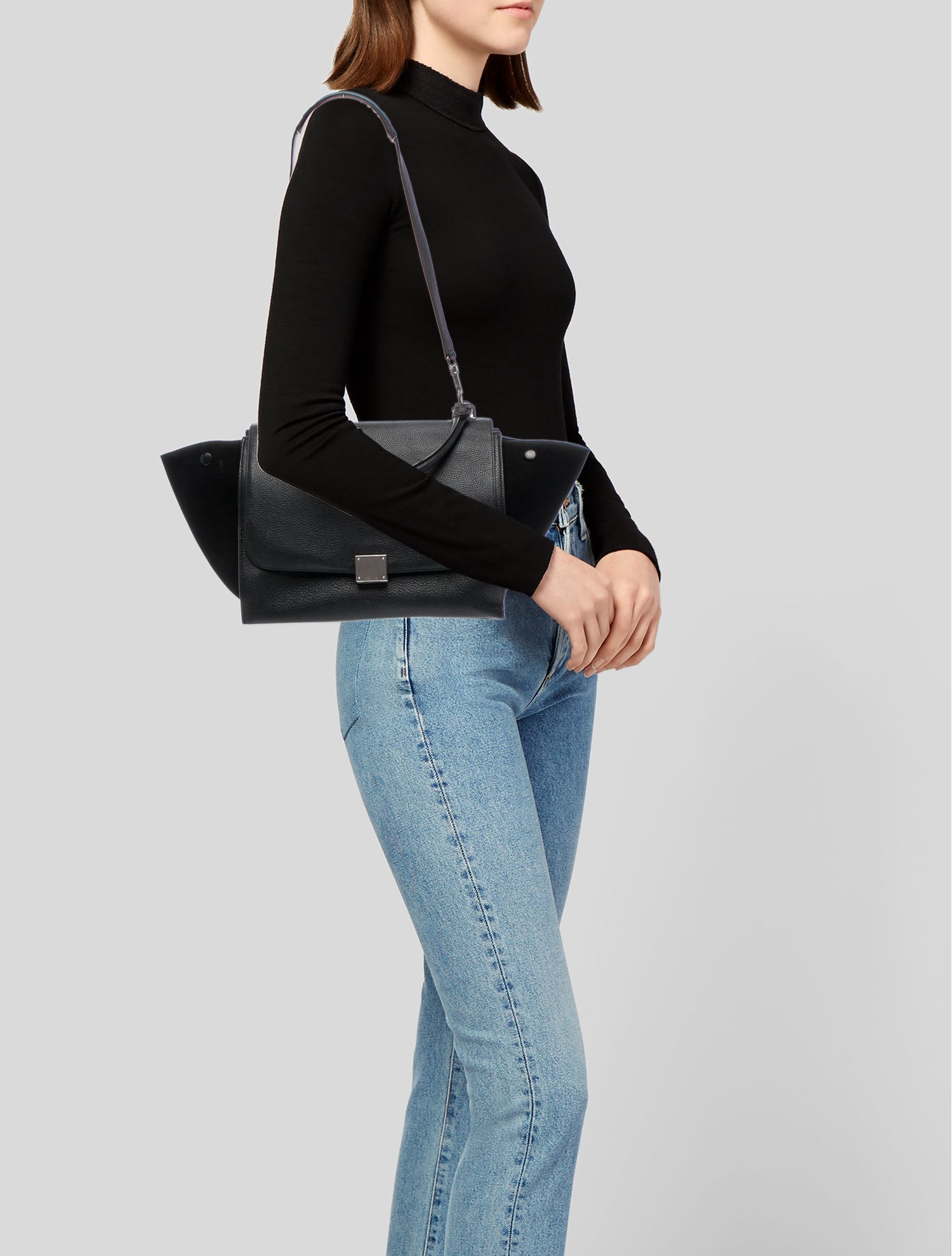 Celine Leather Trapeze Medium