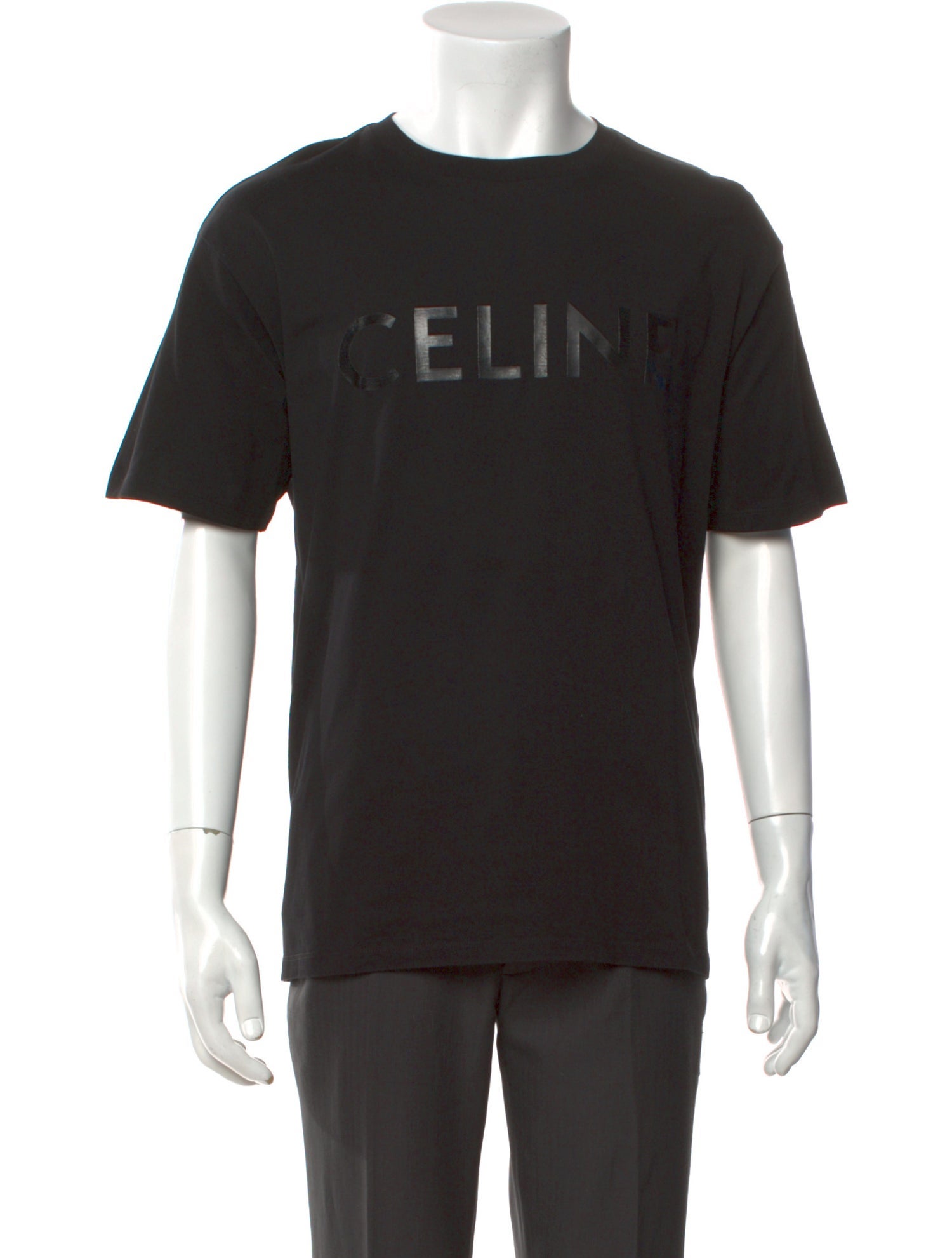 Celine Graphic Print Crew Neck T-Shirt
