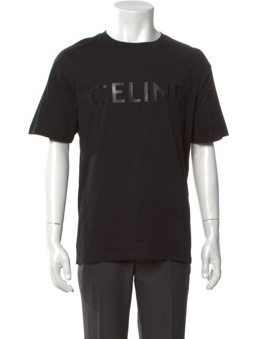 Celine Graphic Print Crew Neck T-Shirt