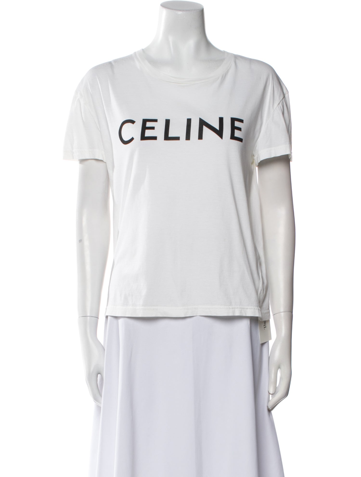 Celine Graphic Print Crew Neck T-Shirt