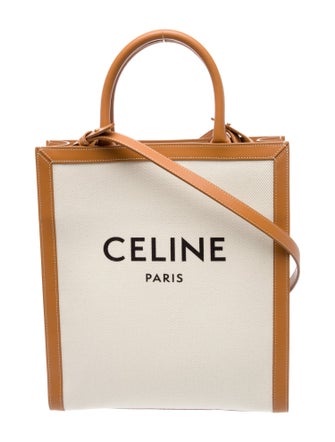 Celine Canvas Vertical Cabas Small