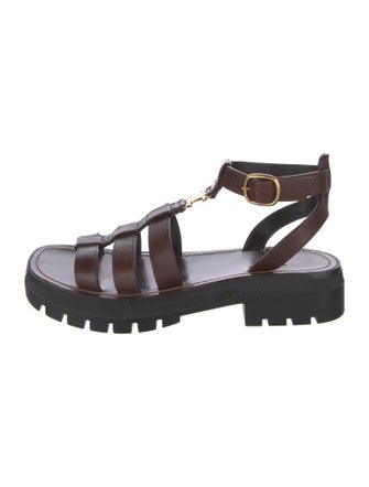 Celine Leather Gladiator Sandals