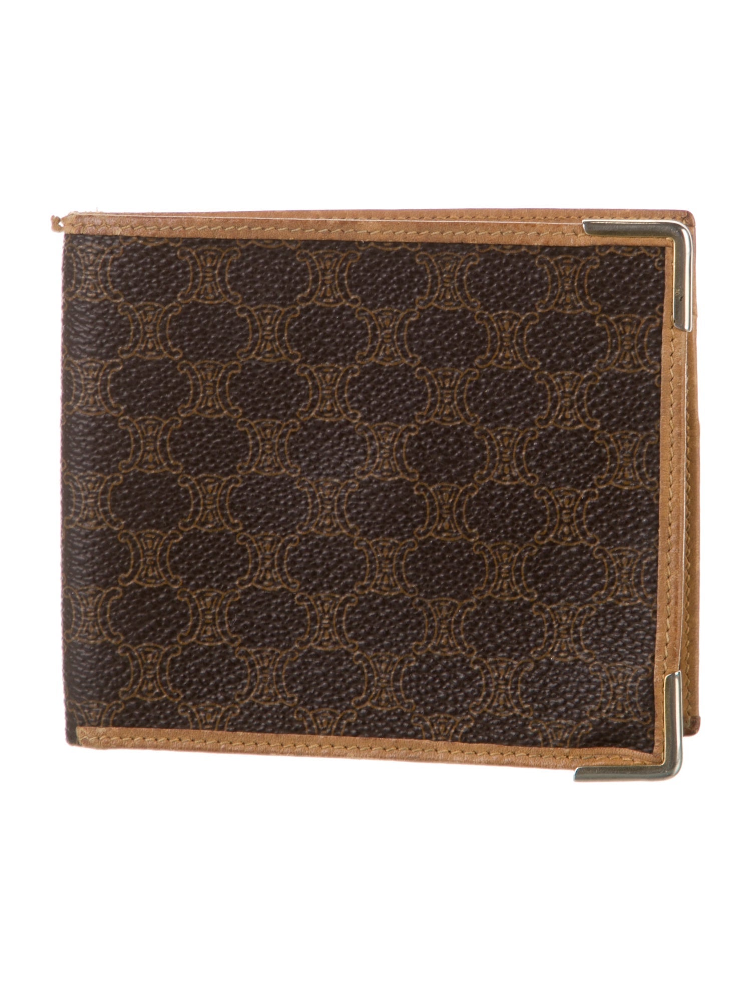 Celine Vintage Printed Bifold Wallet