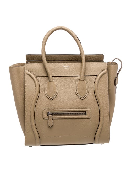 Celine Leather Luggage Micro