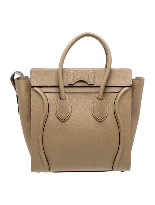 Celine Leather Luggage Micro