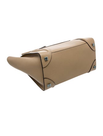 Celine Leather Luggage Micro