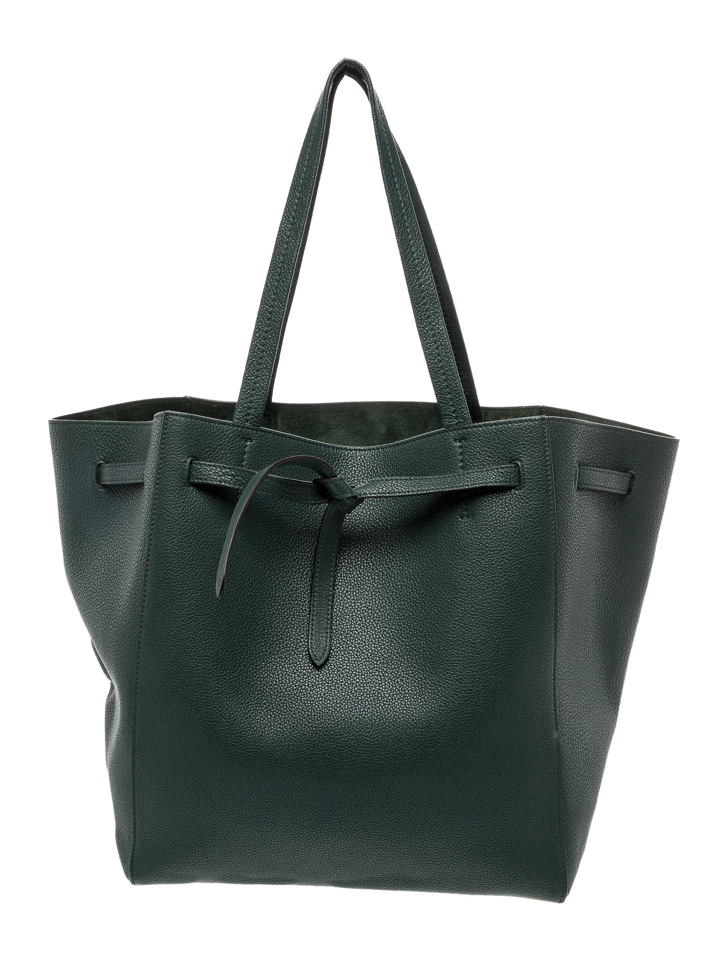 Celine Leather Cabas Phantom w/Belt Small