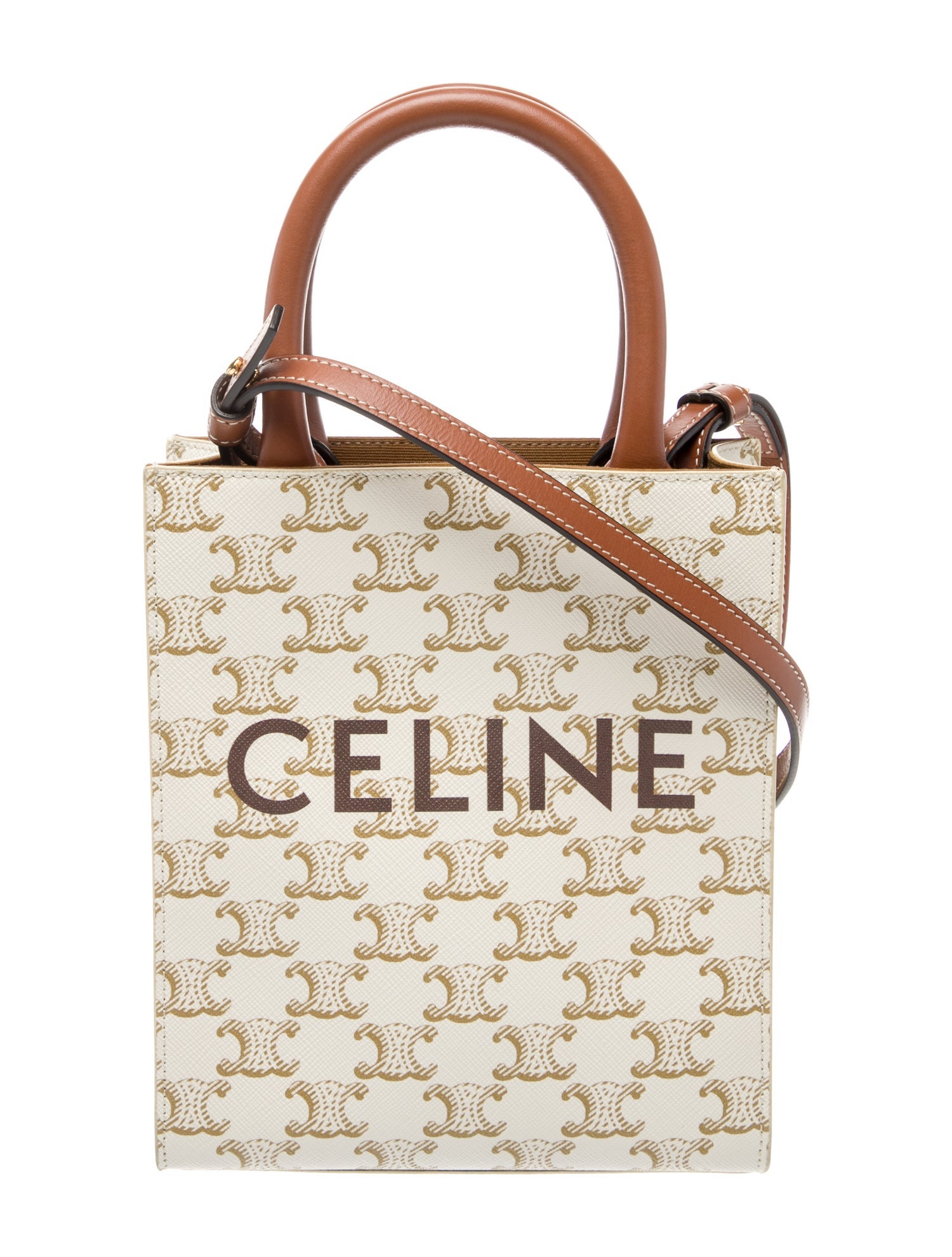Celine Triomphe Vertical Cabas Mini