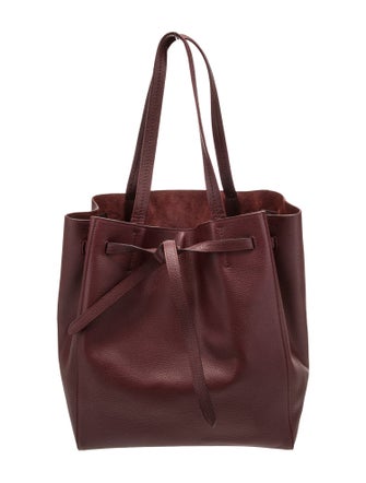 Celine Leather Cabas Phantom w/Belt Small