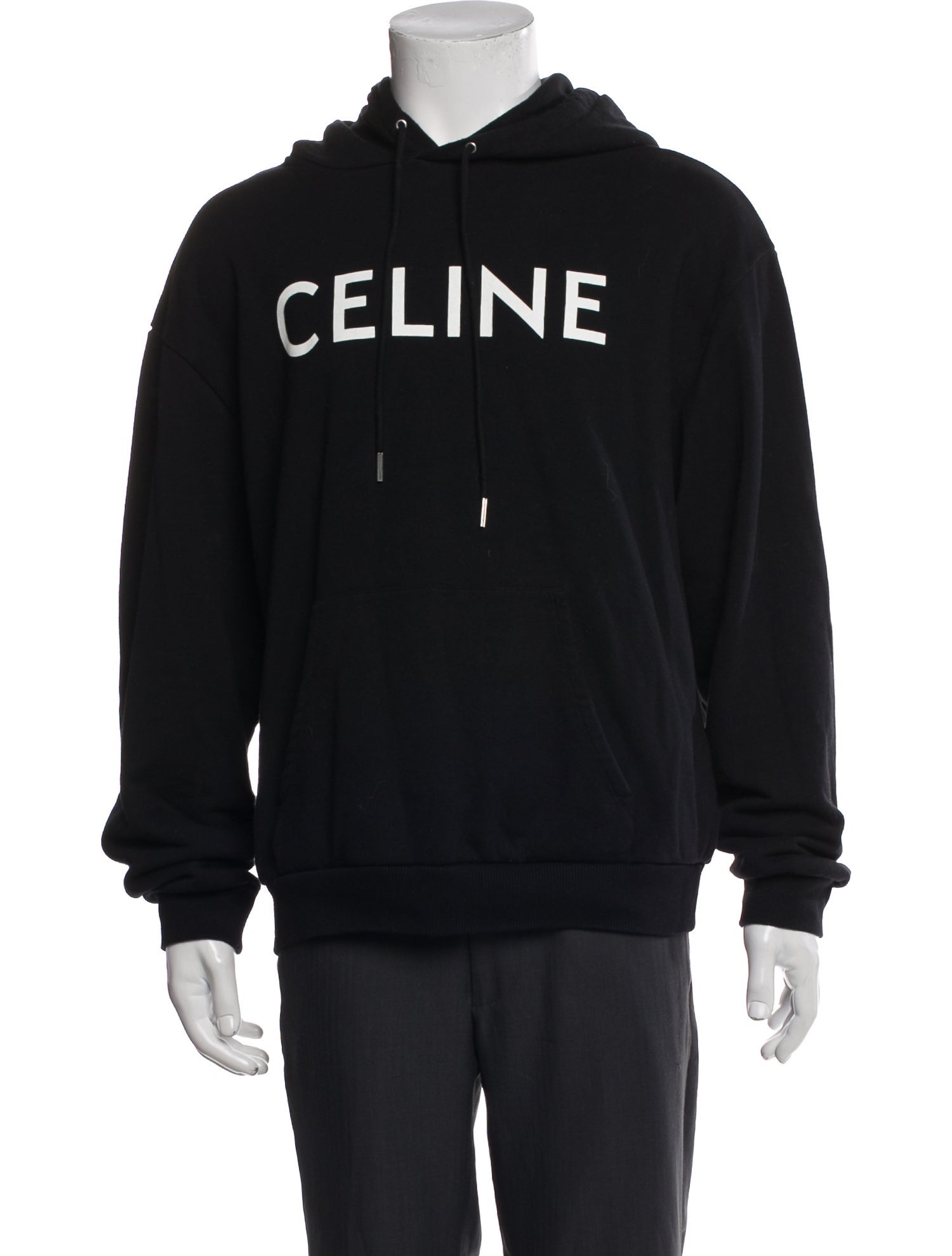 Celine Graphic Print Crew Neck Hoodie