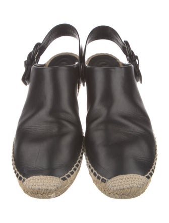 Celine Leather Slingback Flats