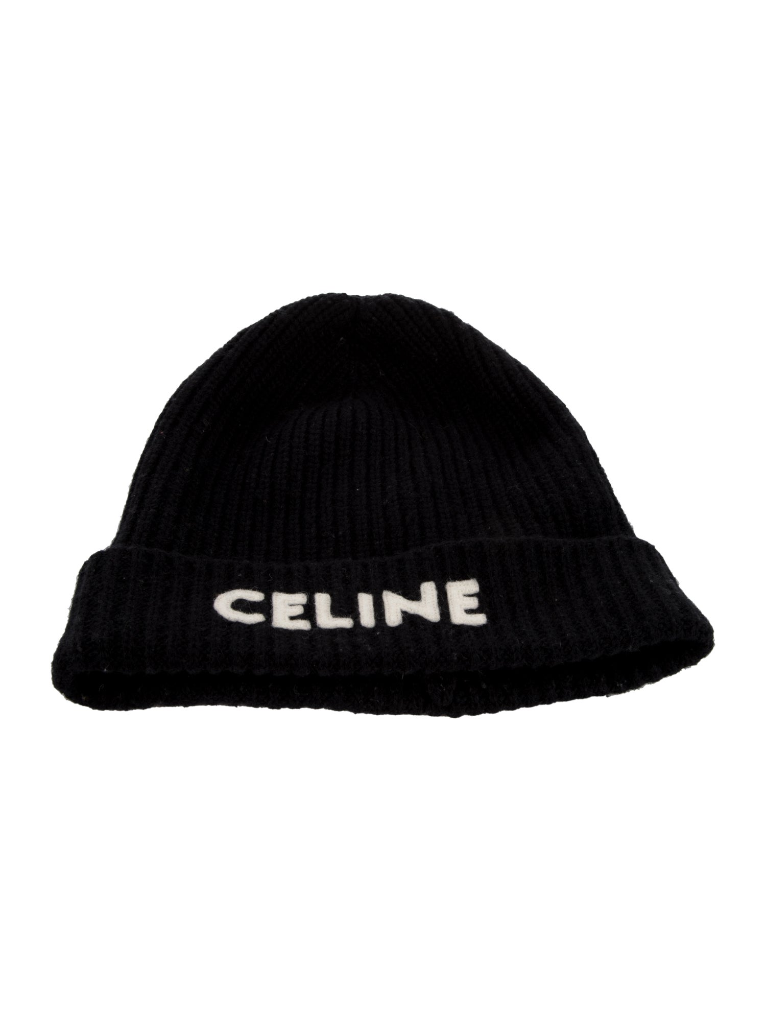 Celine Wool Logo Beanie