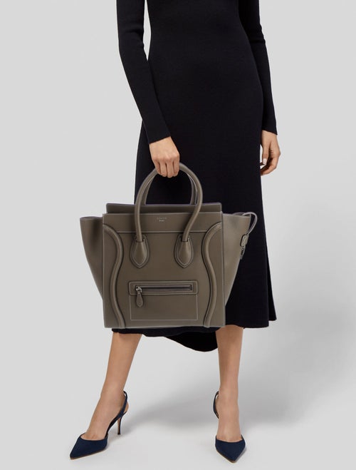 Celine Leather Luggage Mini