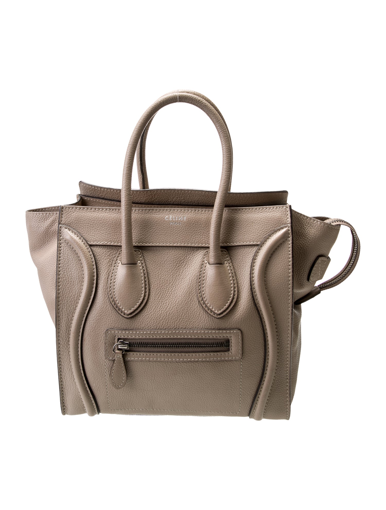 Celine Leather Luggage Micro