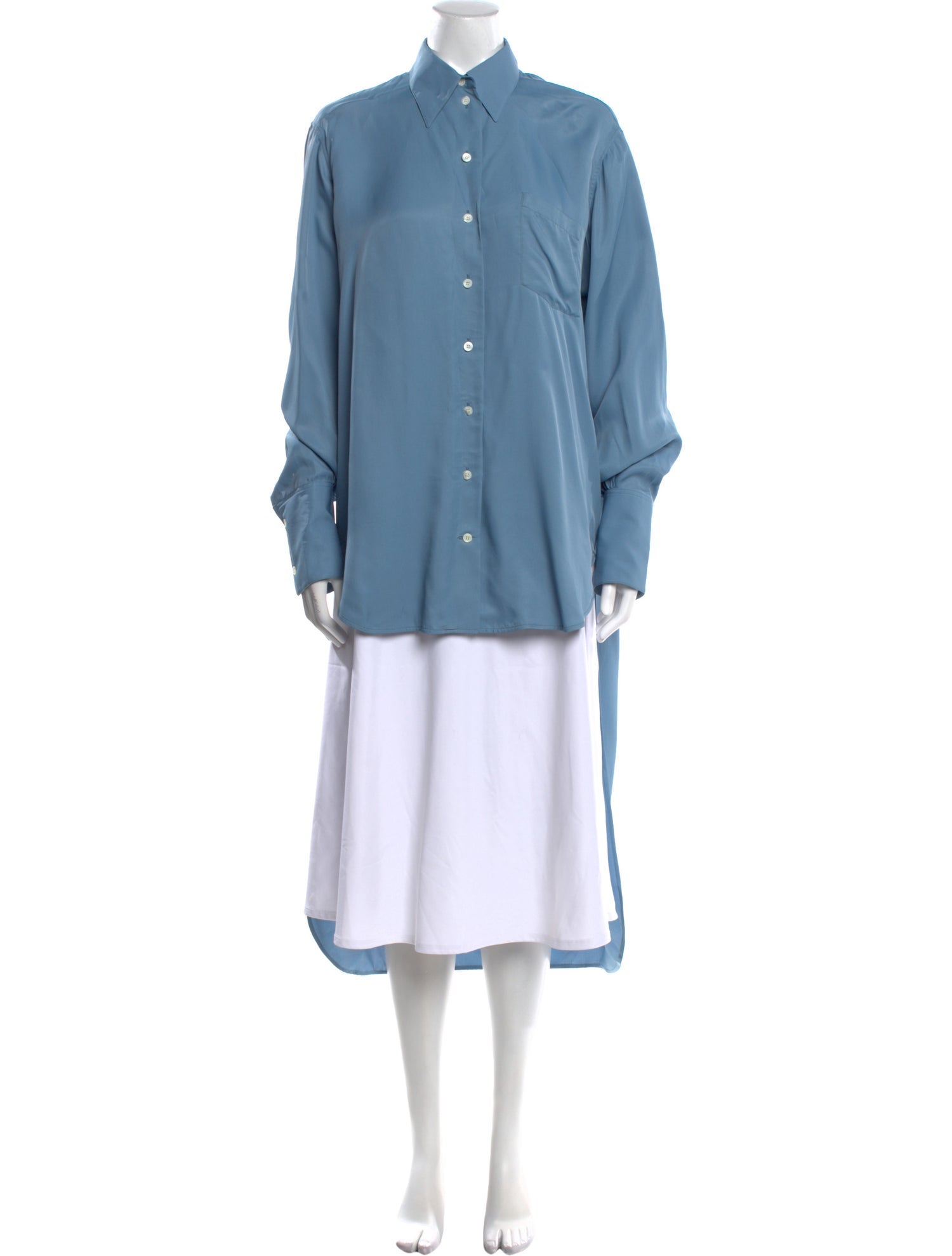 Celine Mock Neck Long Sleeve Tunic