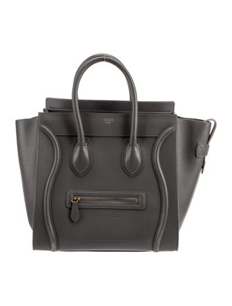 Celine Leather Luggage Mini