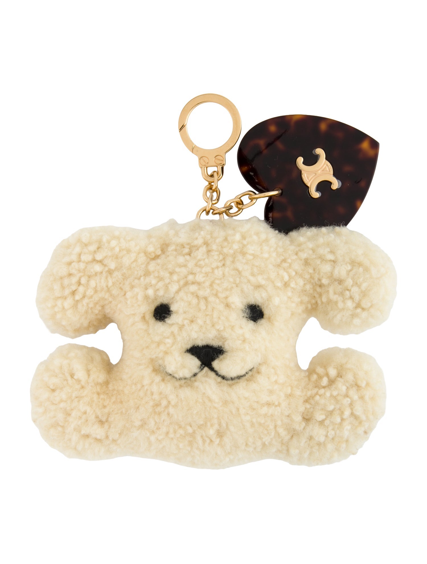 Celine Faux Fur Bag Charm