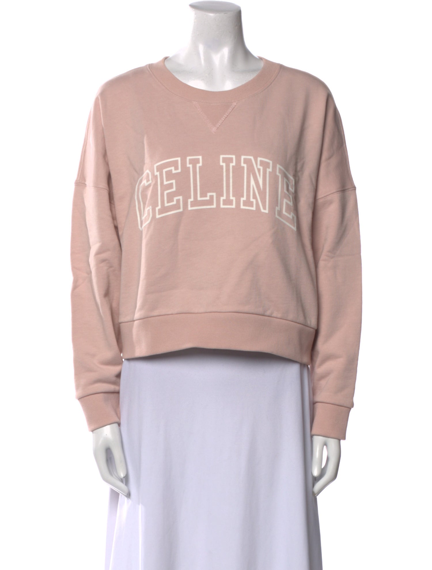 Celine Graphic Print Crew Neck Sweatshirt