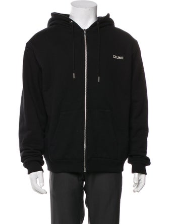 Celine Graphic Print Crew Neck Hoodie