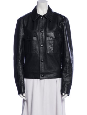 Celine Leather Biker Jacket