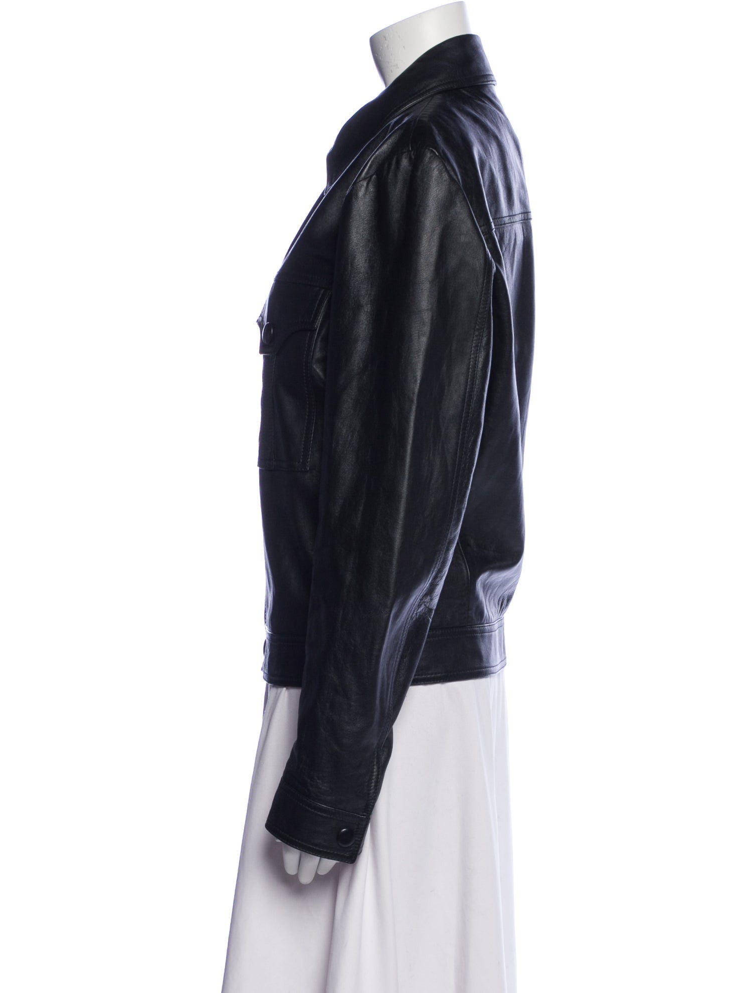 Celine Leather Biker Jacket