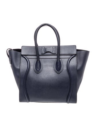 Celine Leather Luggage Micro