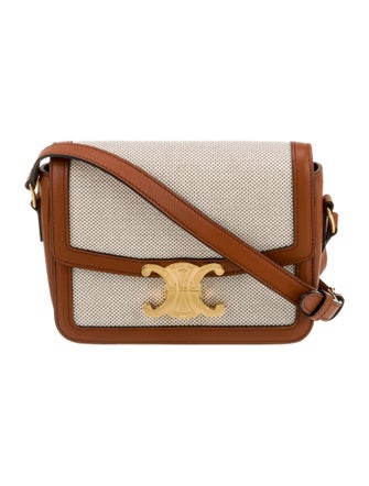 Celine Canvas Triomphe Teen