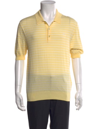 Celine Crew Neck Short Sleeve Polo Shirt