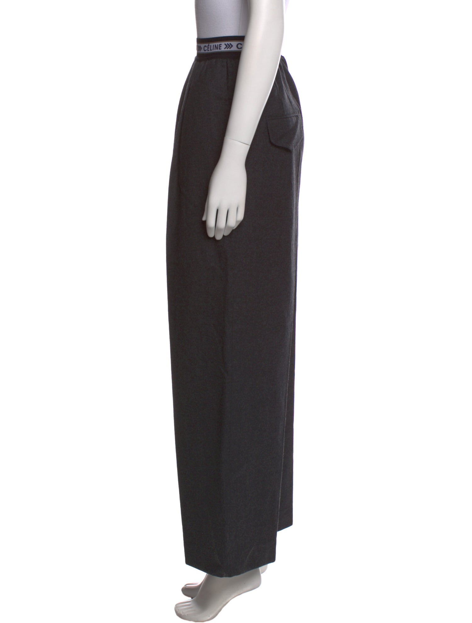 Celine Wool Wide Leg Pants