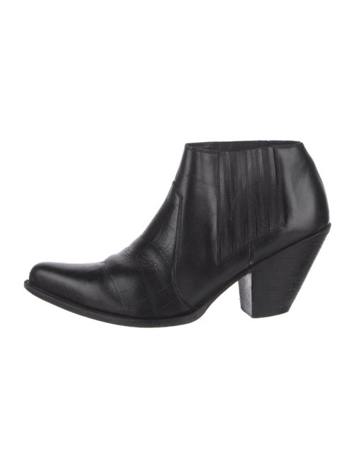 Celine Leather Western Boots